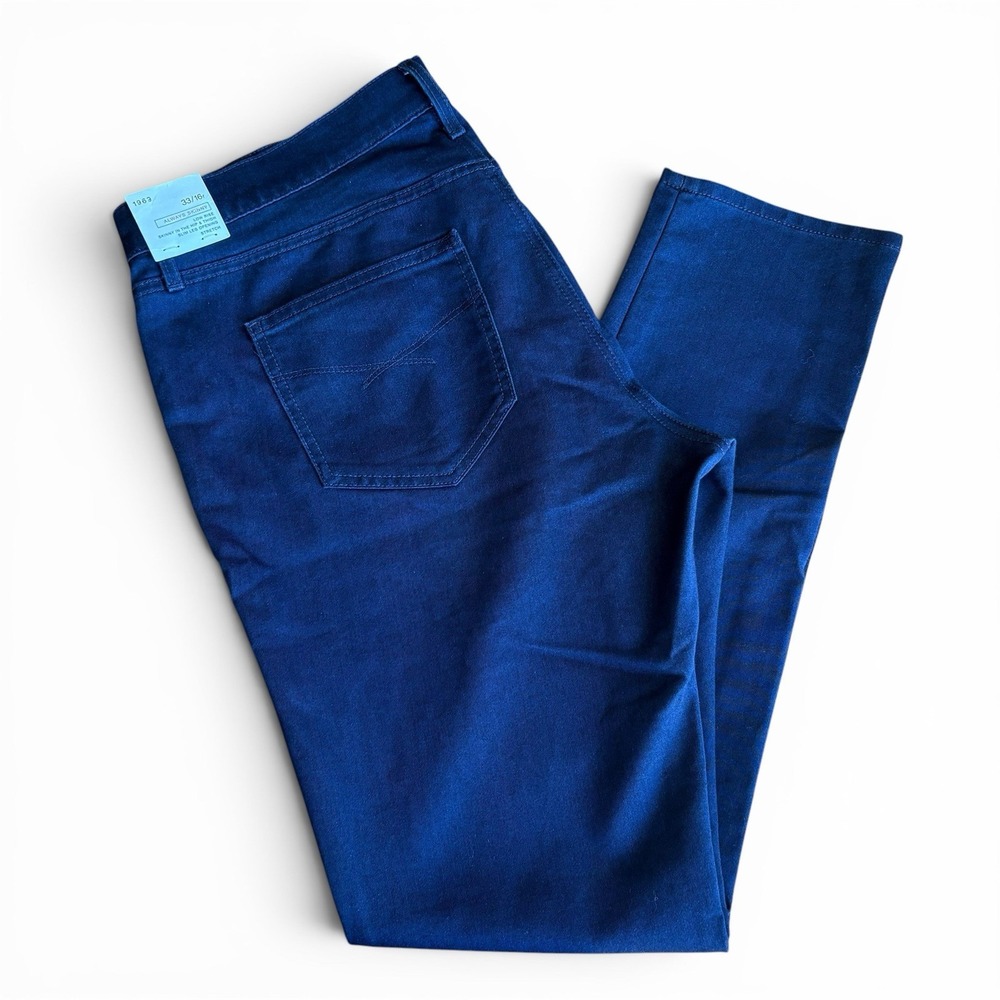 Gap 1969 Womens Indigo Always Skinny Jeans Size 33R/16 Low Rise NWT Stretch
